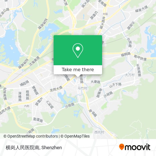 横岗人民医院南 map