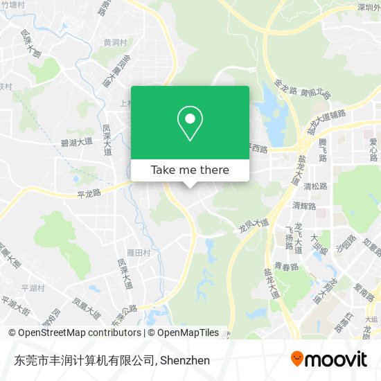 东莞市丰润计算机有限公司 map
