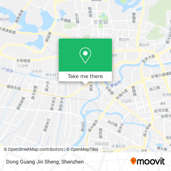 Dong Guang Jin Sheng map