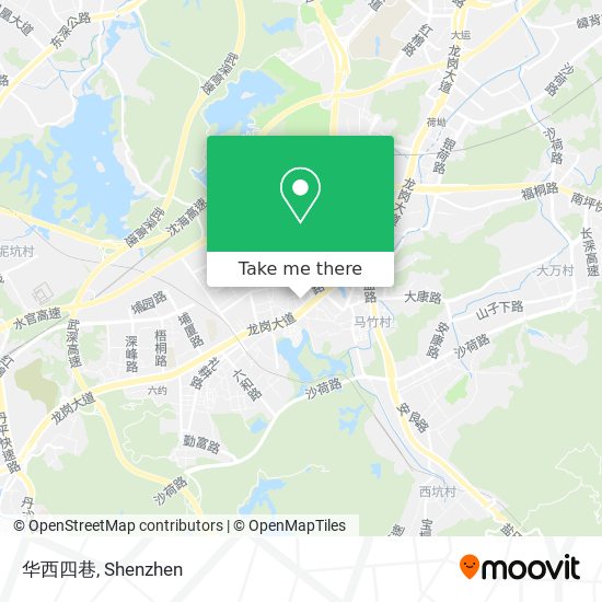 华西四巷 map