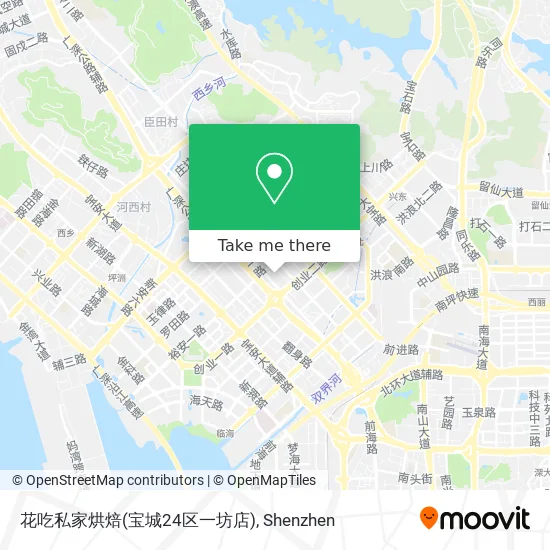 花吃私家烘焙(宝城24区一坊店) map