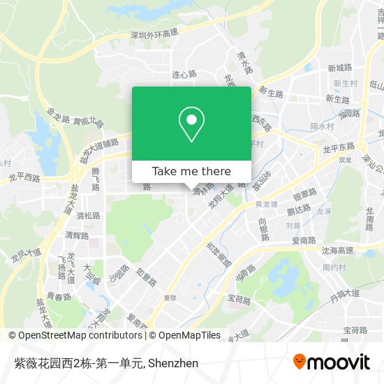 紫薇花园西2栋-第一单元 map