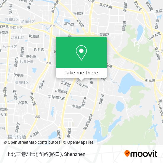 上北三巷/上北五路(路口) map