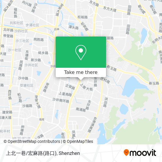 上北一巷/宏麻路(路口) map