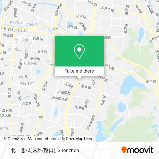 上北一巷/宏麻路(路口) map