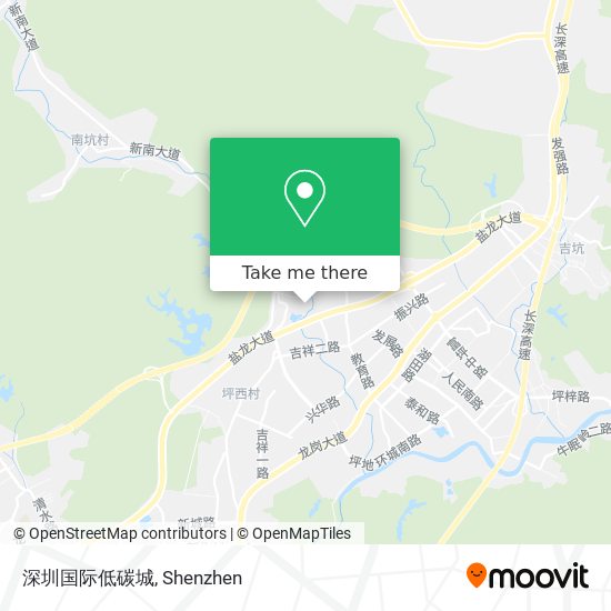 深圳国际低碳城 map