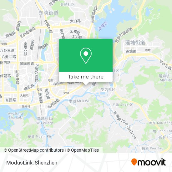 ModusLink map