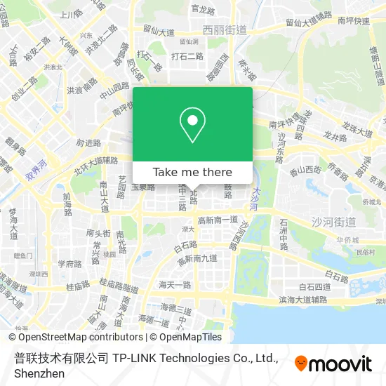 普联技术有限公司 TP-LINK Technologies Co., Ltd. map