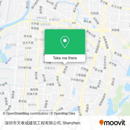 深圳市天泰成建筑工程有限公司 map