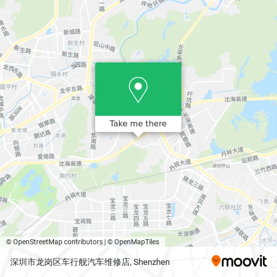 深圳市龙岗区车行舰汽车维修店 map
