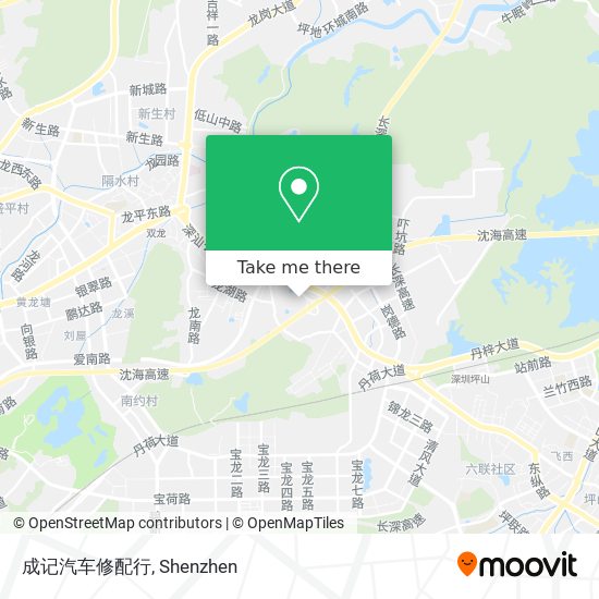 成记汽车修配行 map