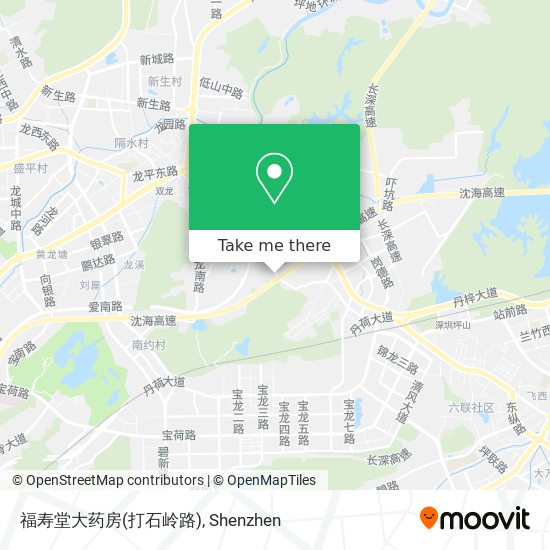 福寿堂大药房(打石岭路) map