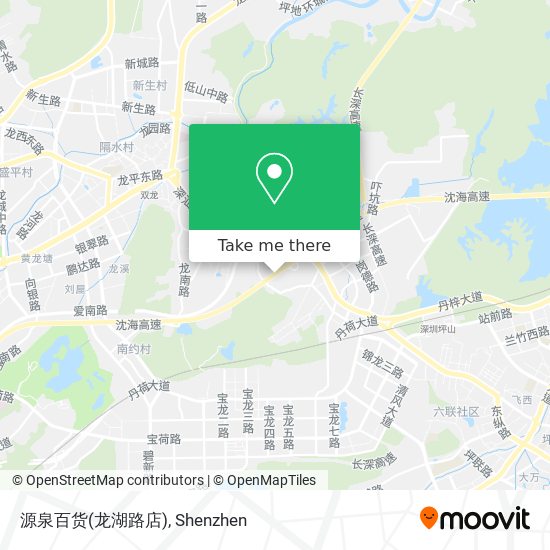 源泉百货(龙湖路店) map