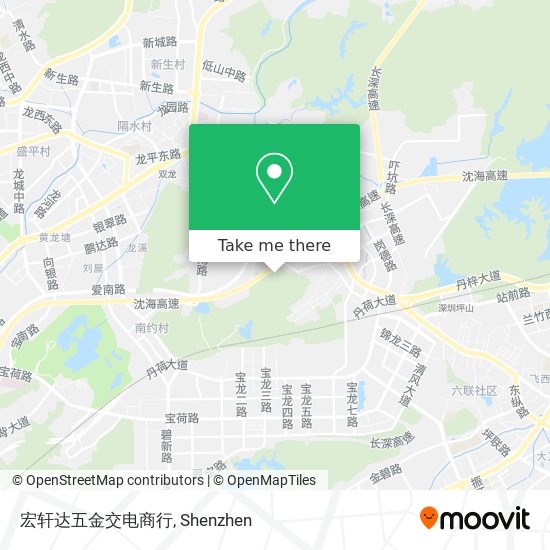 宏轩达五金交电商行 map