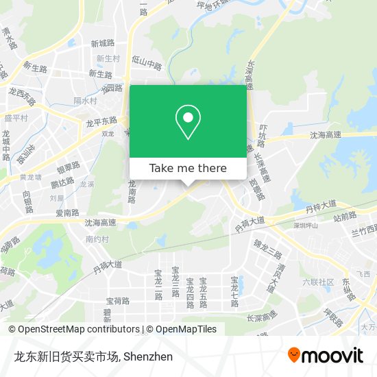 龙东新旧货买卖市场 map