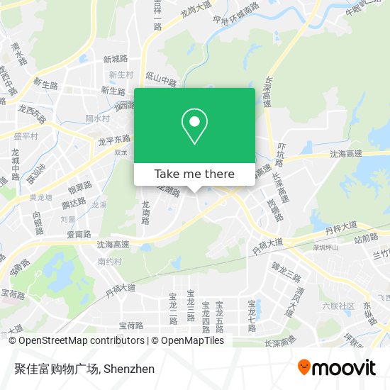 聚佳富购物广场 map