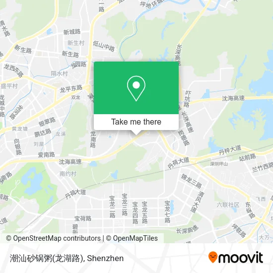 潮汕砂锅粥(龙湖路) map