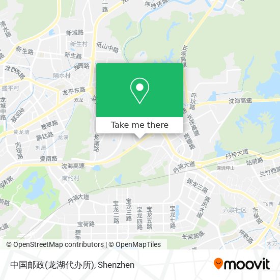 中国邮政(龙湖代办所) map
