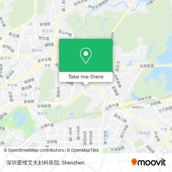 深圳爱维艾夫妇科医院 map