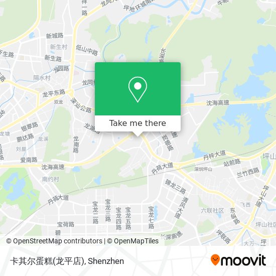 卡其尔蛋糕(龙平店) map