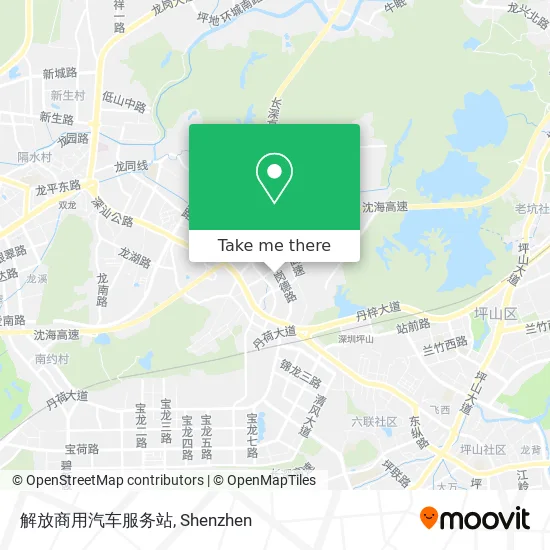 解放商用汽车服务站 map