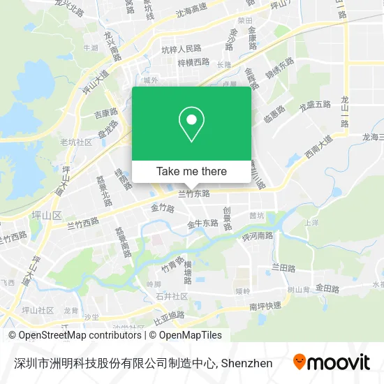 深圳市洲明科技股份有限公司制造中心 map