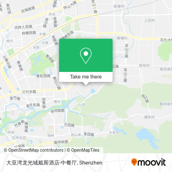 大亚湾龙光城戴斯酒店-中餐厅 map