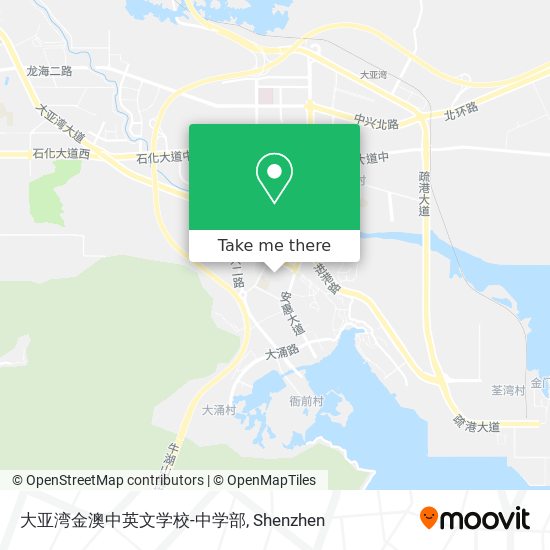 大亚湾金澳中英文学校-中学部 map