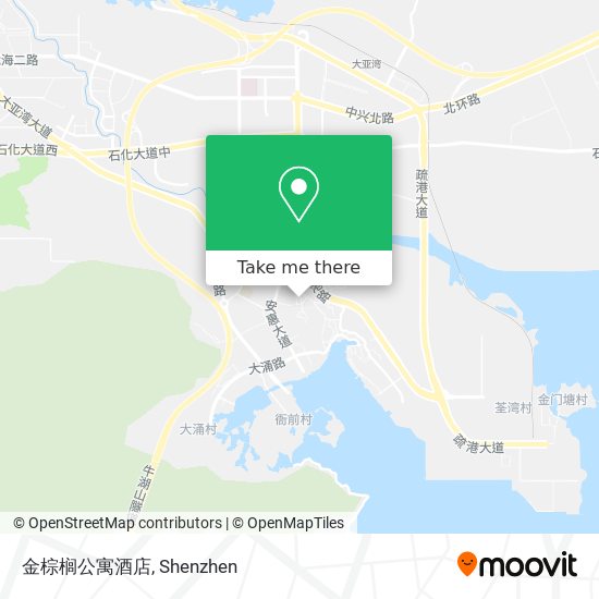 金棕榈公寓酒店 map