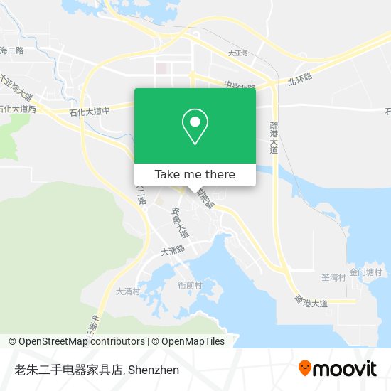 老朱二手电器家具店 map