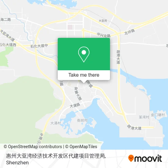 惠州大亚湾经济技术开发区代建项目管理局 map