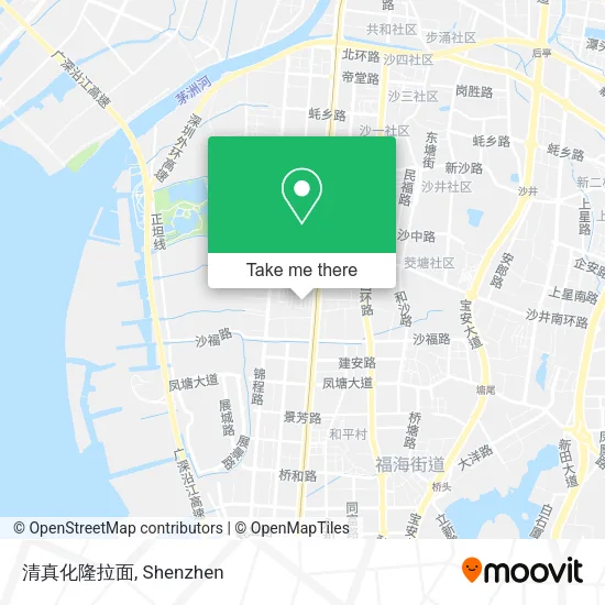 清真化隆拉面 map