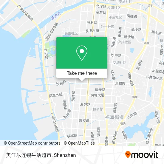 美佳乐连锁生活超市 map