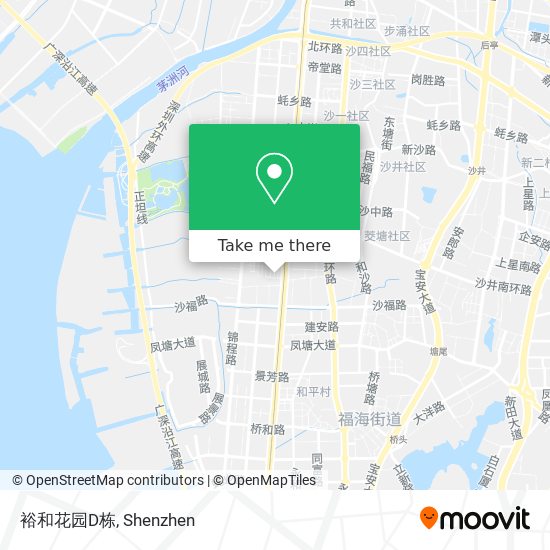 裕和花园D栋 map