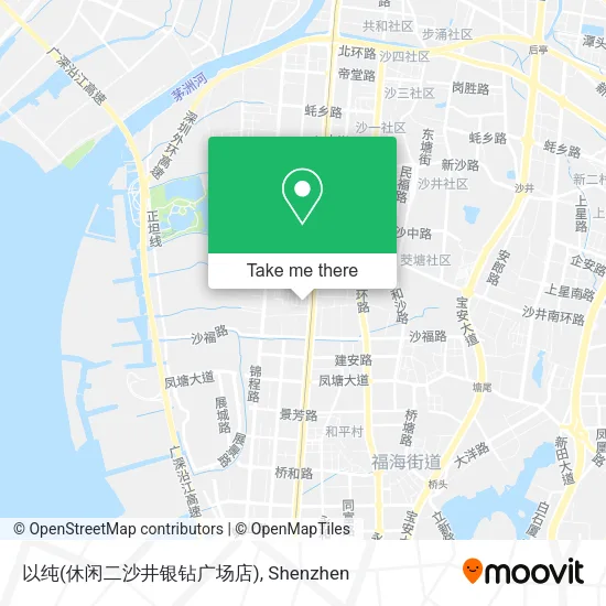 以纯(休闲二沙井银钻广场店) map
