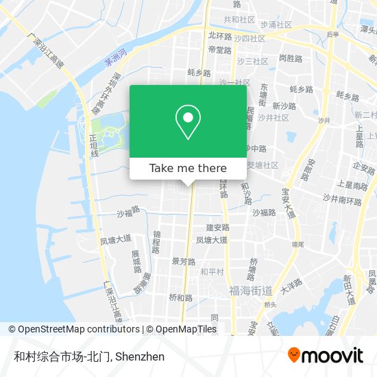 和村综合市场-北门 map