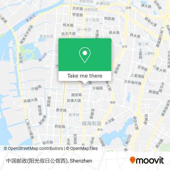 中国邮政(阳光假日公馆西) map