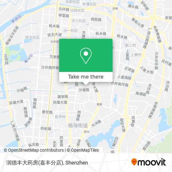 润德丰大药房(嘉丰分店) map