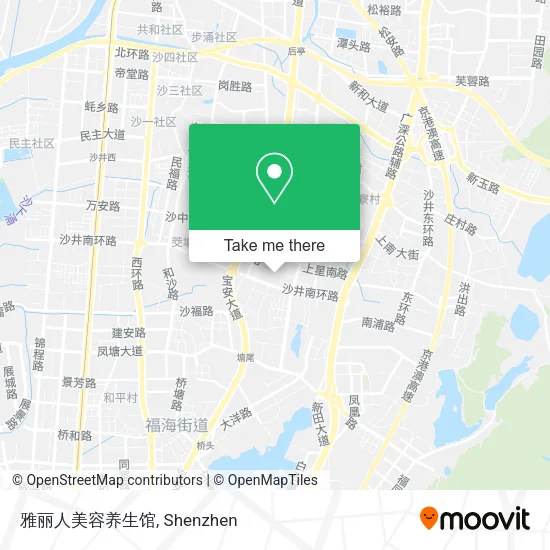 雅丽人美容养生馆 map