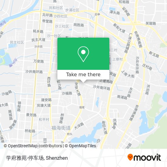 学府雅苑-停车场 map