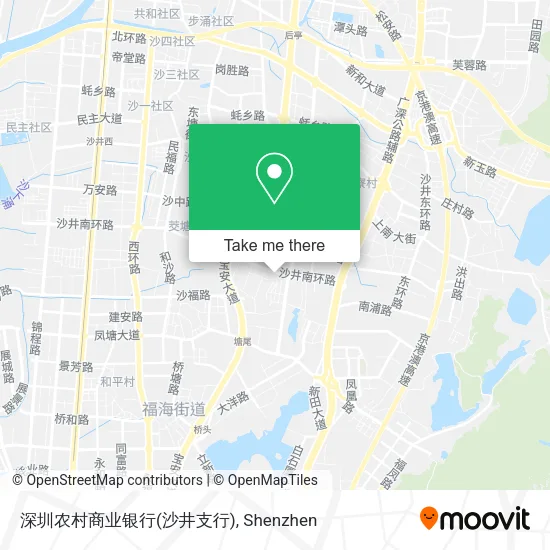 深圳农村商业银行(沙井支行) map