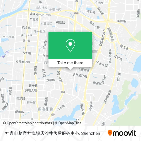 神舟电脑官方旗舰店沙井售后服务中心 map