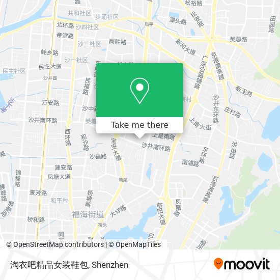 淘衣吧精品女装鞋包 map