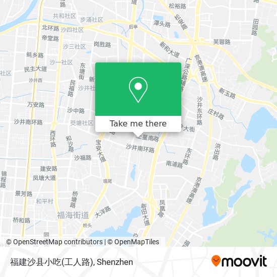 福建沙县小吃(工人路) map