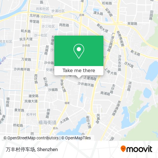 万丰村停车场 map