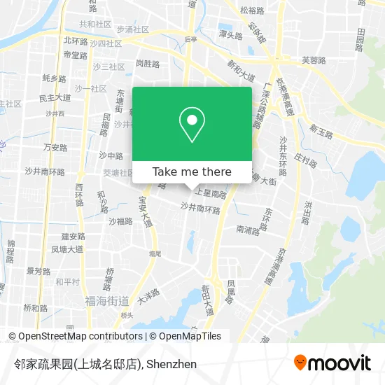 邻家疏果园(上城名邸店) map