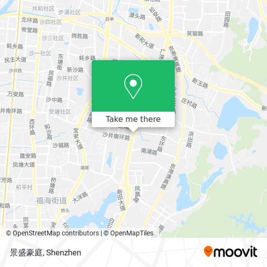 景盛豪庭 map
