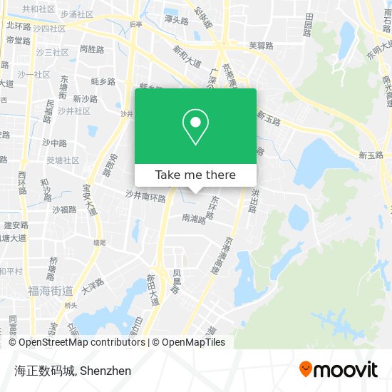 海正数码城 map