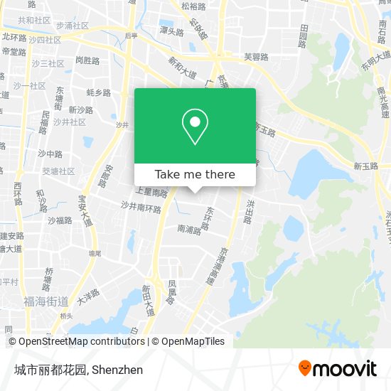 城市丽都花园 map