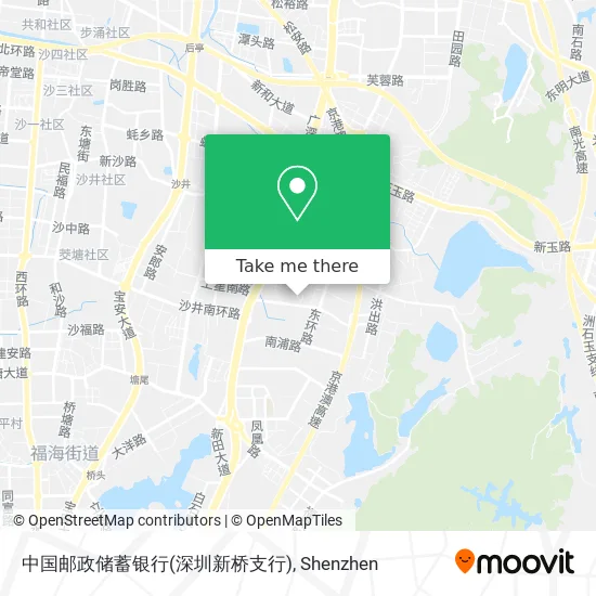中国邮政储蓄银行(深圳新桥支行) map
